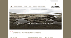 Desktop Screenshot of apani-life.com